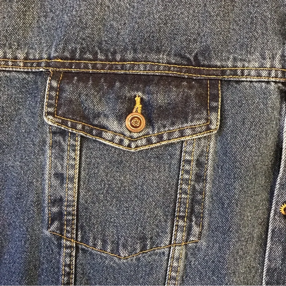 Denim Trucker Jacket 2XL Cannery Casino Hotel Las Vegas Blue Cotton Outerwear